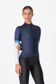 CASTELLI Cycling winter long sleeve jersey - CORSO THERMAL - blue