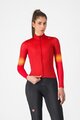 CASTELLI Cycling winter long sleeve jersey - CORSO THERMAL - red