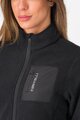 CASTELLI hoodie - CLASSICO W FLEECE - black