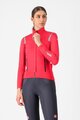 CASTELLI Cycling thermal jacket - PERFETTO ROS 3 W - red