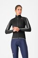 CASTELLI waterproof jacket - ULTRA W RAIN CAPE - black