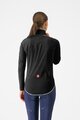 CASTELLI waterproof jacket - ULTRA W RAIN CAPE - black