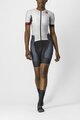 CASTELLI Cycling skinsuit - FREE SANREMO 2 W - white/black