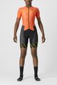 CASTELLI Cycling skinsuit - FREE SANREMO 2 W - orange/black