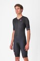 CASTELLI Cycling skinsuit - CORE TRI SUIT SHORT SLEEVE - black