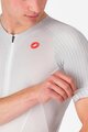 CASTELLI Cycling short sleeve jersey - FREE SPEED 3 RACE TOP - white