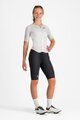 CASTELLI Cycling skinsuit - FREE SANREMO 3 W SUIT SHORT SLEEVE - white/silver/black