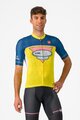 CASTELLI Cycling short sleeve jersey - #GIRO107 OROPA - yellow/blue