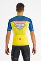 CASTELLI Cycling short sleeve jersey - #GIRO107 OROPA - yellow/blue