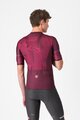CASTELLI Cycling short sleeve jersey - GIRO SIENA - bordeaux