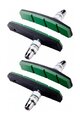 BBB brake rubbers - ESTOP - green
