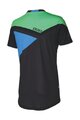 BBB Cycling short sleeve jersey - GRAVITY - blue/green/black