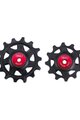 BBB pulleys for the derailleur - ROLLERBOYS CERAMIC 12T, 14T - red/black