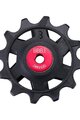BBB pulleys for the derailleur - ROLLERBOY CERAMIC 12T SR - red/black