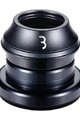 BBB headset - SEMI-INTEGRATED TAPERED - black