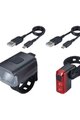 BBB set of lights - STUD STRAP COMBO - black