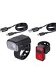 BBB set of lights - NANOSTRIKE 400 COMBO - black