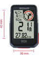 SIGMA SPORT tachometer - ROX 2.0 - black