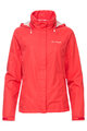 VAUDE waterproof jacket - ESCAPE BIKE LIGHT - red