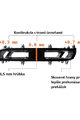 TATZE pedals - MC-AIR TITAN - black