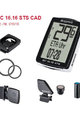 SIGMA SPORT tachometer - BC 16.16 STS CAD TOPLINE 016 - white/black