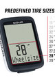 SIGMA SPORT tachometer - BC 10.0 - white/black