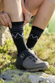 VAUDE Cyclingclassic socks - MID II - black/white