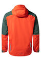 VAUDE waterproof jacket - MOAB RAIN  - green/red