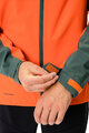 VAUDE waterproof jacket - MOAB RAIN  - green/red