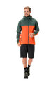 VAUDE waterproof jacket - MOAB RAIN  - green/red
