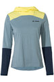 VAUDE Cycling winter long sleeve jersey - TREMALDO - light blue/blue/yellow