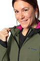 VAUDE Cycling windproof jacket - QIMSA SOFTSHELL - green