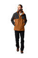 VAUDE waterproof jacket - ROSEMOOR 3in1 - brown/black