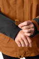 VAUDE waterproof jacket - ROSEMOOR 3in1 - brown/black