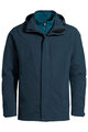 VAUDE waterproof jacket - ROSEMOOR 3in1 - blue