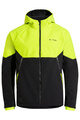 VAUDE Cycling windproof jacket - QIMSA SOFTSHELL - black/yellow