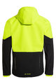 VAUDE Cycling windproof jacket - QIMSA SOFTSHELL - black/yellow