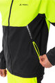VAUDE Cycling windproof jacket - QIMSA SOFTSHELL - black/yellow