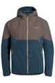 VAUDE Cycling windproof jacket - QIMSA SOFTSHELL - brown/blue