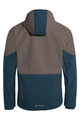 VAUDE Cycling windproof jacket - QIMSA SOFTSHELL - brown/blue