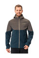 VAUDE Cycling windproof jacket - QIMSA SOFTSHELL - brown/blue