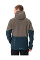 VAUDE Cycling windproof jacket - QIMSA SOFTSHELL - brown/blue