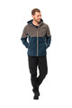 VAUDE Cycling windproof jacket - QIMSA SOFTSHELL - brown/blue