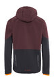 VAUDE Cycling windproof jacket - QIMSA SOFTSHELL - bordeaux/black
