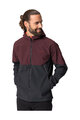 VAUDE Cycling windproof jacket - QIMSA SOFTSHELL - bordeaux/black