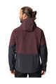 VAUDE Cycling windproof jacket - QIMSA SOFTSHELL - bordeaux/black