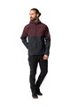 VAUDE Cycling windproof jacket - QIMSA SOFTSHELL - bordeaux/black