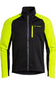VAUDE Cycling windproof jacket - POSTA SOFTSHELL VI - yellow/black
