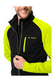 VAUDE Cycling windproof jacket - POSTA SOFTSHELL VI - yellow/black