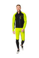 VAUDE Cycling windproof jacket - POSTA SOFTSHELL VI - yellow/black